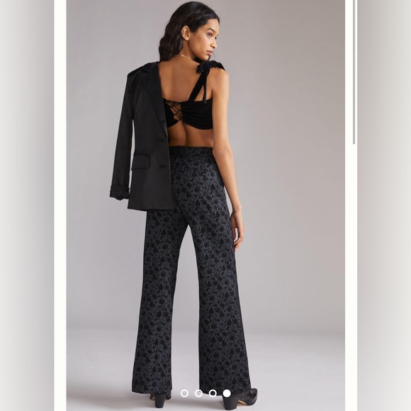 Maeve Naomi Flare Pant Jacquard Size 6 - Picture 3 of 8